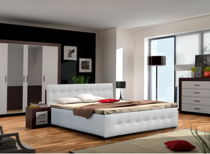 Schlafzimmer Betten Textil Hotel Luxus Polster 180x200 Möbel Doppelbett Bett Neu